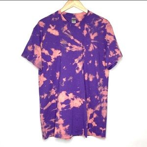 Custom reverse tie dye T-shirt